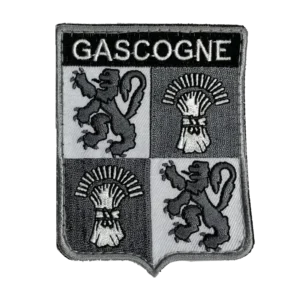 Patch Blason Gascogne gris